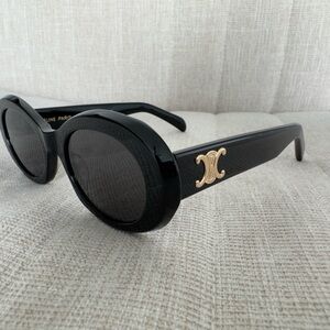 Celine-TRIOMPHE 01 SUNGLASSES IN ACETATE-used-no box